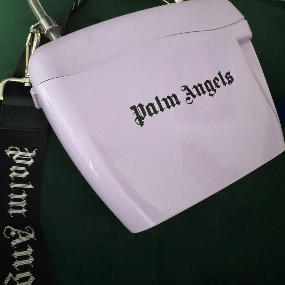 Palm Angels Purple Mini Bag Structured Design